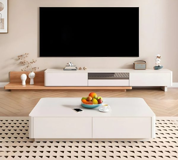 Kệ Tivi Gỗ Công Nghiệp MDF Thiết Kế Độc Đáo - TV10